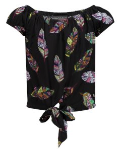 Frankie & Liberty blouse fl20307 zwart