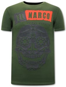 Local Fanatic T-shirt met opdruk el narco