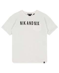 Nik & Nik T-shirt kingsley t-shirt ecru