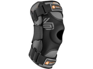 ShockDoctor Ultra knee support w/bil. hinges zwart