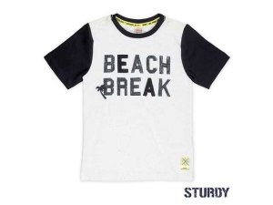 Sturdy Shirt k mouw beach breaksunray wit