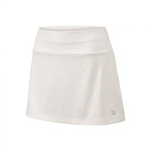 Wilson Tennisrok girls core 11 skirt white-m