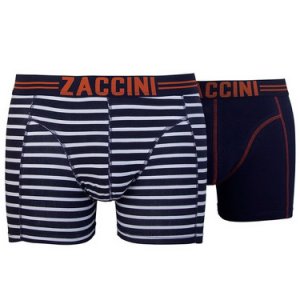 Zaccini 2-pack boxershorts uni gestreept - blauw