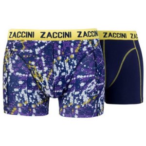 Zaccini 2-pack boxershorts uni splash - blauw