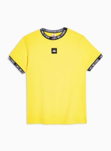 KAPPA Yellow Ringer Basco T-Shirt