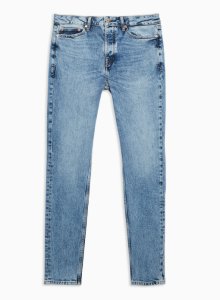 Topman - Light wash authentic stretch skinny jeans
