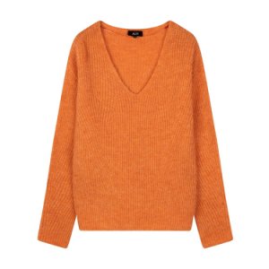 201838455 knitted v-neck pullover