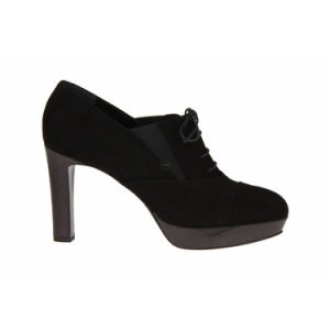 Andrea Catini Black closed shoe with platform sole