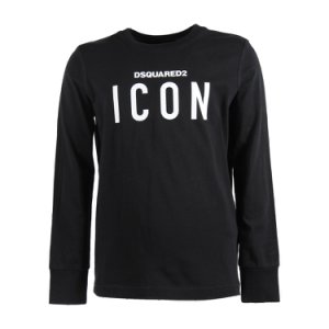 Black icon cotton jersey t-shirt