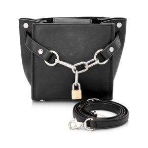 Calf Leather Attica Chain Crossbody Bag