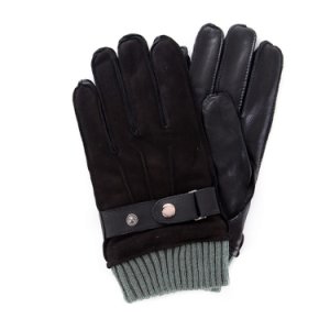 Guess Am8575Lea02 Gloves Men Black