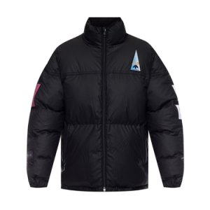 Puffer jacket with logo