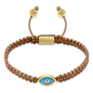 Nialaya - String bracelet with evil eye
