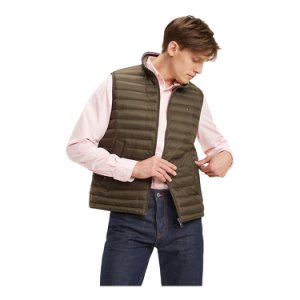 Tommy Hilfiger Mw0Mw10526 Packable Down Vest Jacket AND Jackets Men Green