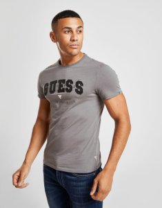 Guess College Logo T-Shirt, Grå