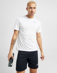 Nike Miler Short Sleeve T-Shirt, Vit