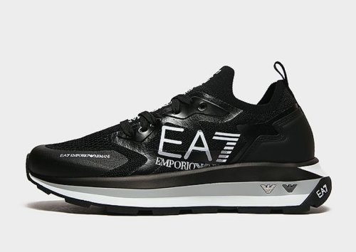 Emporio Armani EA7 Altura Knit Sneakers Dame, Black