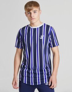ILLUSIVE LONDON Vertical Stripe T-Shirt Junior, Blå