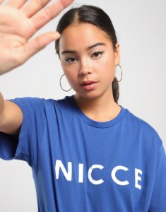 Nicce Logo T-Shirt, Blå