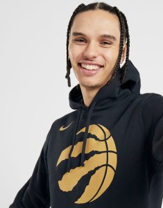 Nike NBA Toronto Raptors City Edition Hoodie Herr, Svart