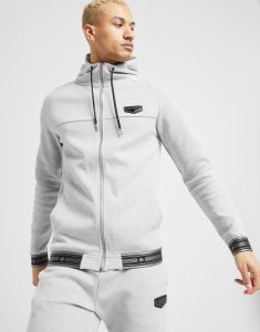 Supply & Demand electro zip hoodie, grå