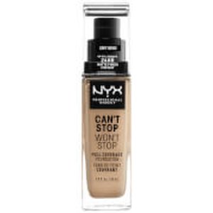 NYX Professional Makeup Can't Stop Won't Stop 24 Hour Foundation (forskellige nuancer) - Soft Beige