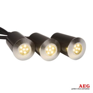 Albedo – LED-markinbyggnadslampa i 3-pack