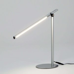 LED-bordslampa Kolja i silvergrått
