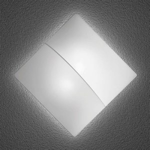 Axo Light - Nelly s - kvadratisk vägglampa med tyg 60 cm