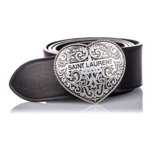 Baroque Heart Leather Belt
