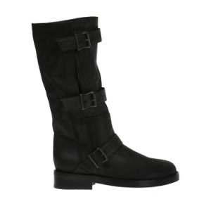 Ann Demeulemeester - Buckled suede boots