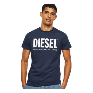 Diesel 00Sxed 0Aaxj T-Diego-Logo T Shirt AND Tank Men Dark Navy
