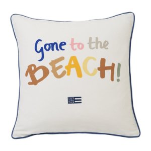 Gone To The Beach Cotton Pillow Cover Sham