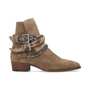 Heeled suede boots