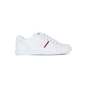 Hvit Tommy Hilfiger - Core Leather Cupaolw Sneakers