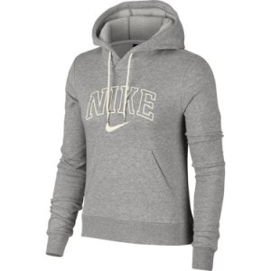 Nike W NSW Hoodie Vrsty Hettegenser DK Grey