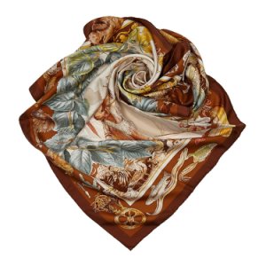 Hermès Vintage - Samuel de champlain silk scarf