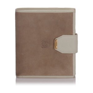 Suede Small Wallet Leather