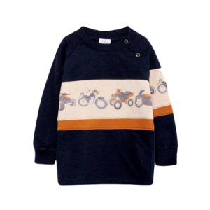 Hust & Claire - Svante sweatshirt med motorsykler