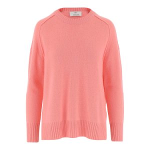 Sweater with army round-neck in cashmere