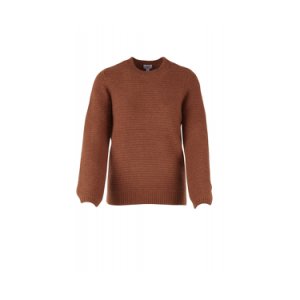 Terracotta knit genser