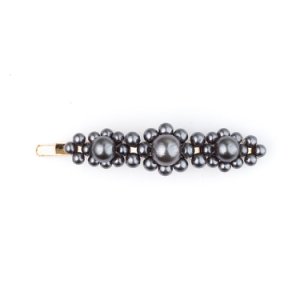 Dark - Vintage pearl big pin grey