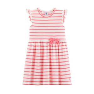 GIRL STRIPED DRESS WITH BOW IN WAIST