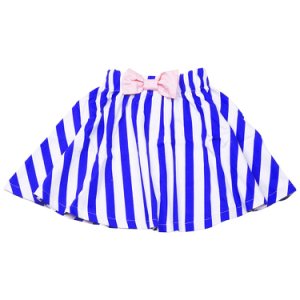 KNAST by KRUTTER - Bow Skirt - Blue/White