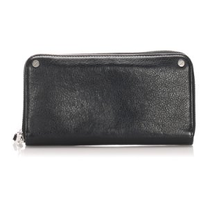 Leather Zip Around Wallet