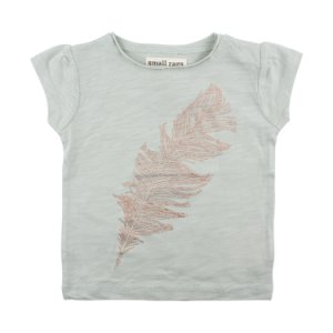 Small Rags - T-shirt, Ella (60442) - Aqua Gray