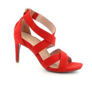 Tamaris højhælet sandal, (Rød)