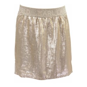 Techno fabric skirt with sequin