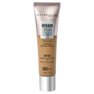 Maybelline Dream Urban Cover SPF50 Foundation 121ml (Various Shades) - 330 Toffee