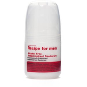 Recipe for Men - Alcohol Free Antiperspirant Roll On Deodorant 60 ml